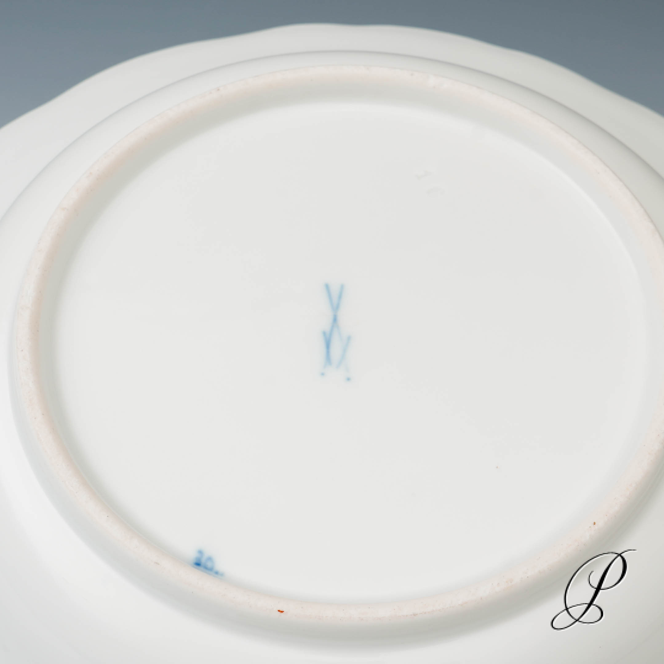 4 Suppenteller Meissen um 1860 Jhd. im Dekor buntes Zwiebelmuster – Bild 7