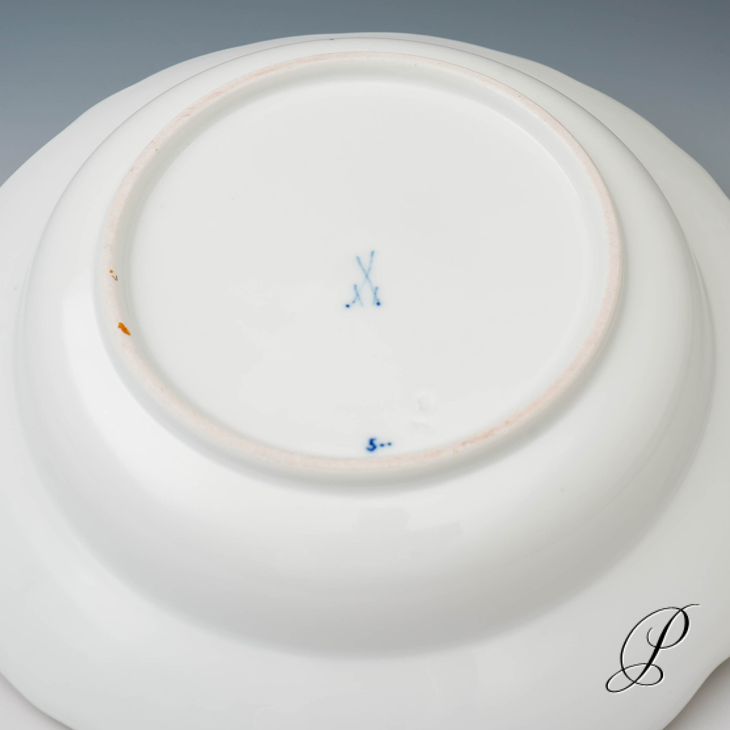 4 Suppenteller Meissen um 1860 Jhd. im Dekor buntes Zwiebelmuster – Bild 9