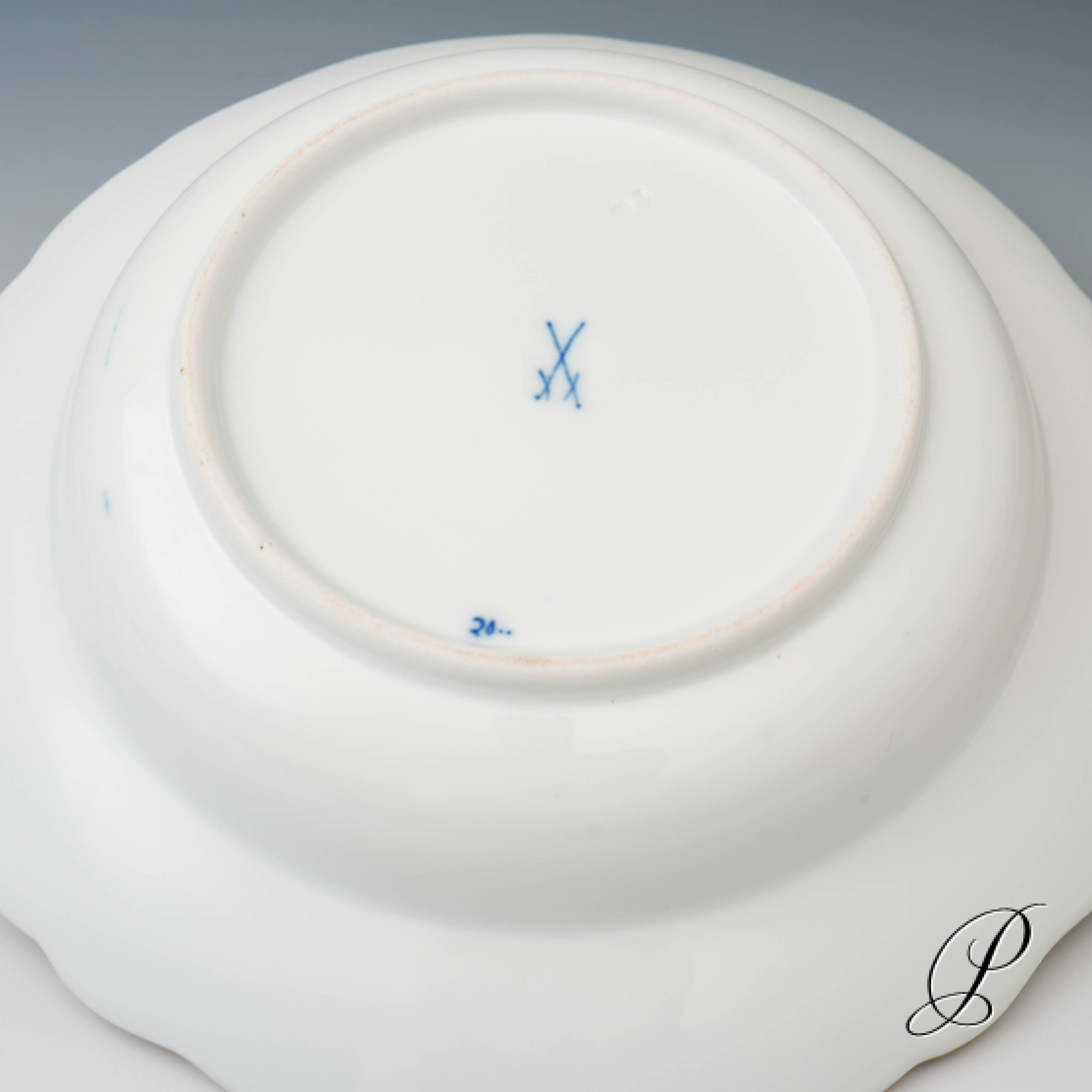 4 Suppenteller Meissen um 1860 Jhd. im Dekor buntes Zwiebelmuster – Bild 11