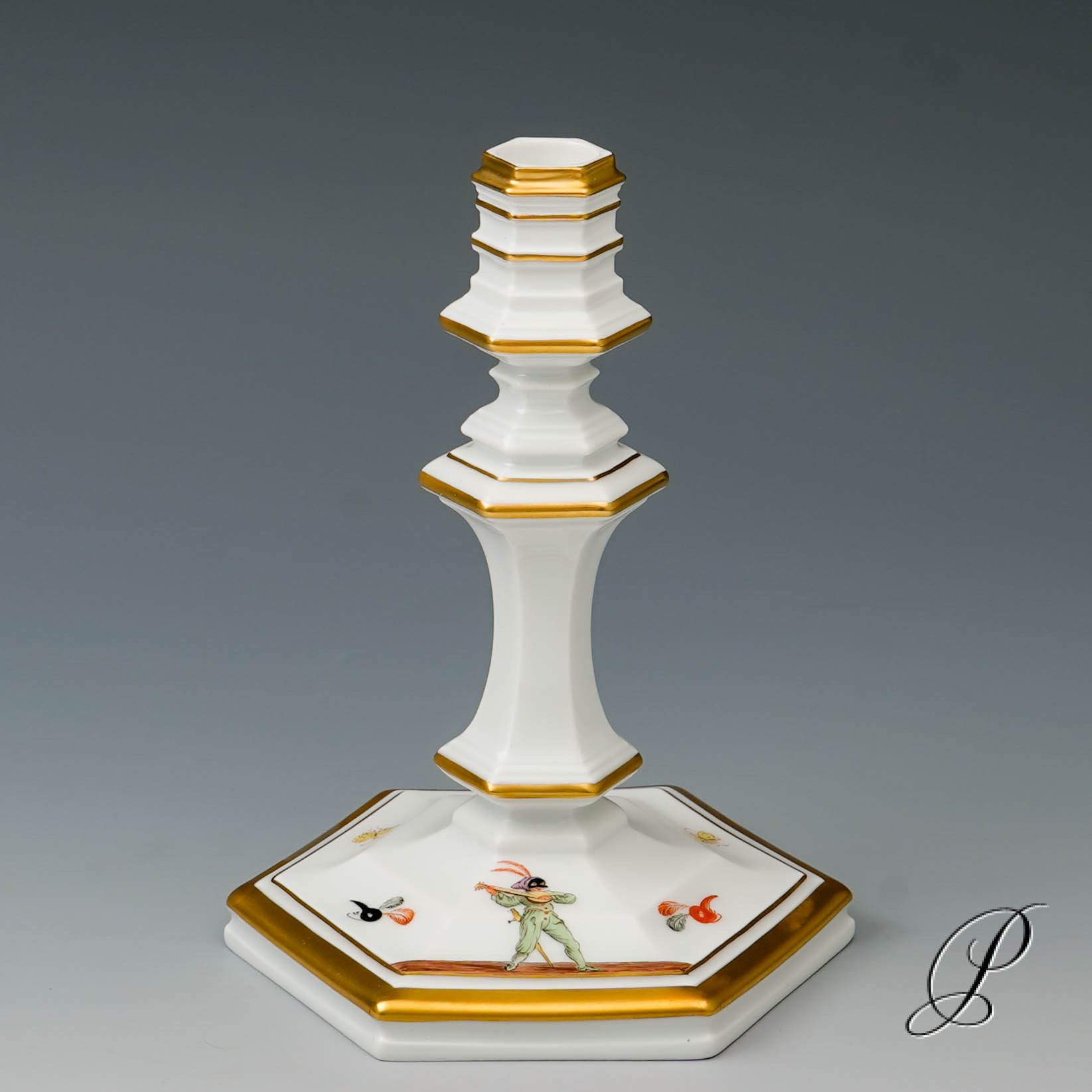 Meissen Leuchter 1.Wahl Sonderedition - Figurenmalerei nach Jacques Callot