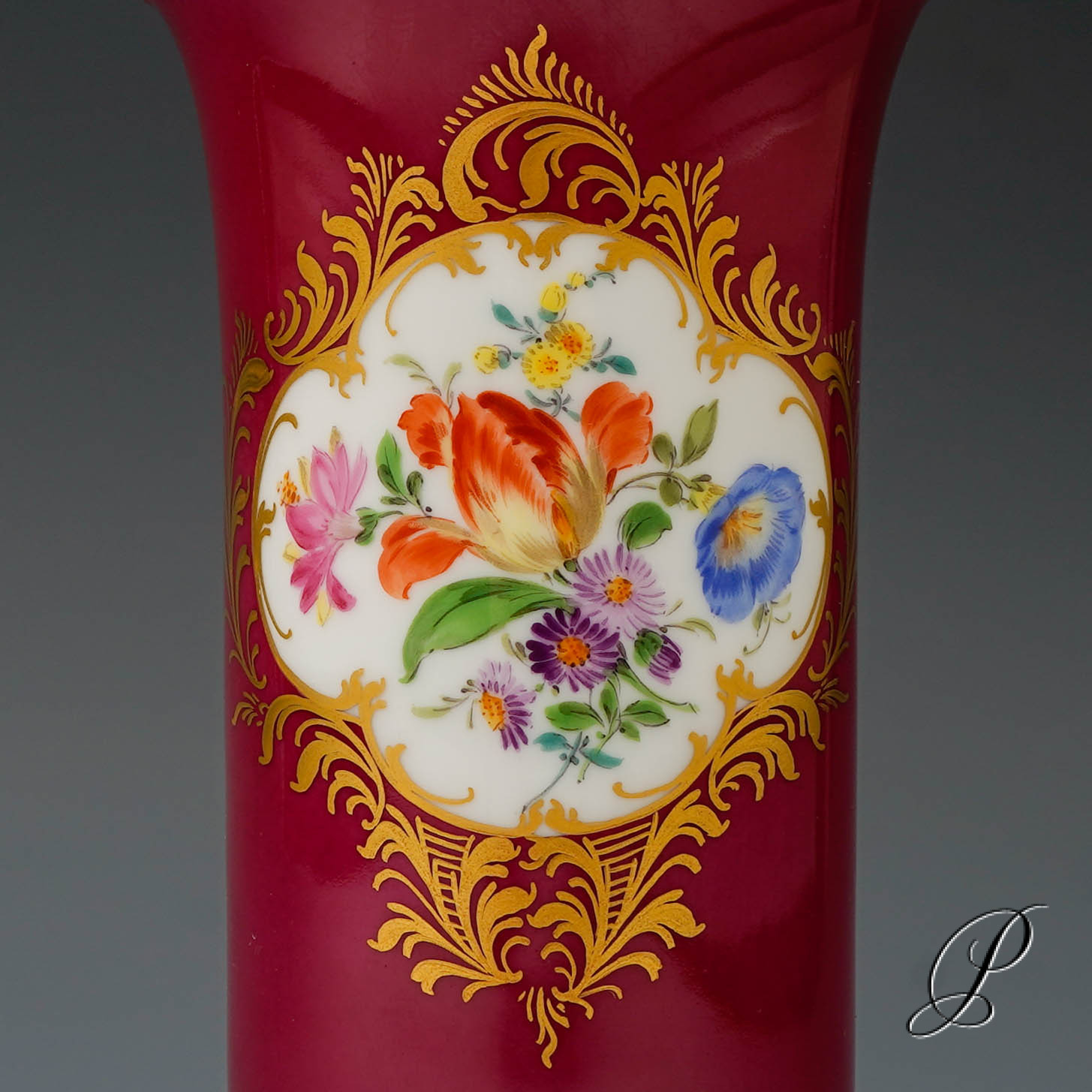 wunderschöne Füßchenvase Meissen – Bild 4