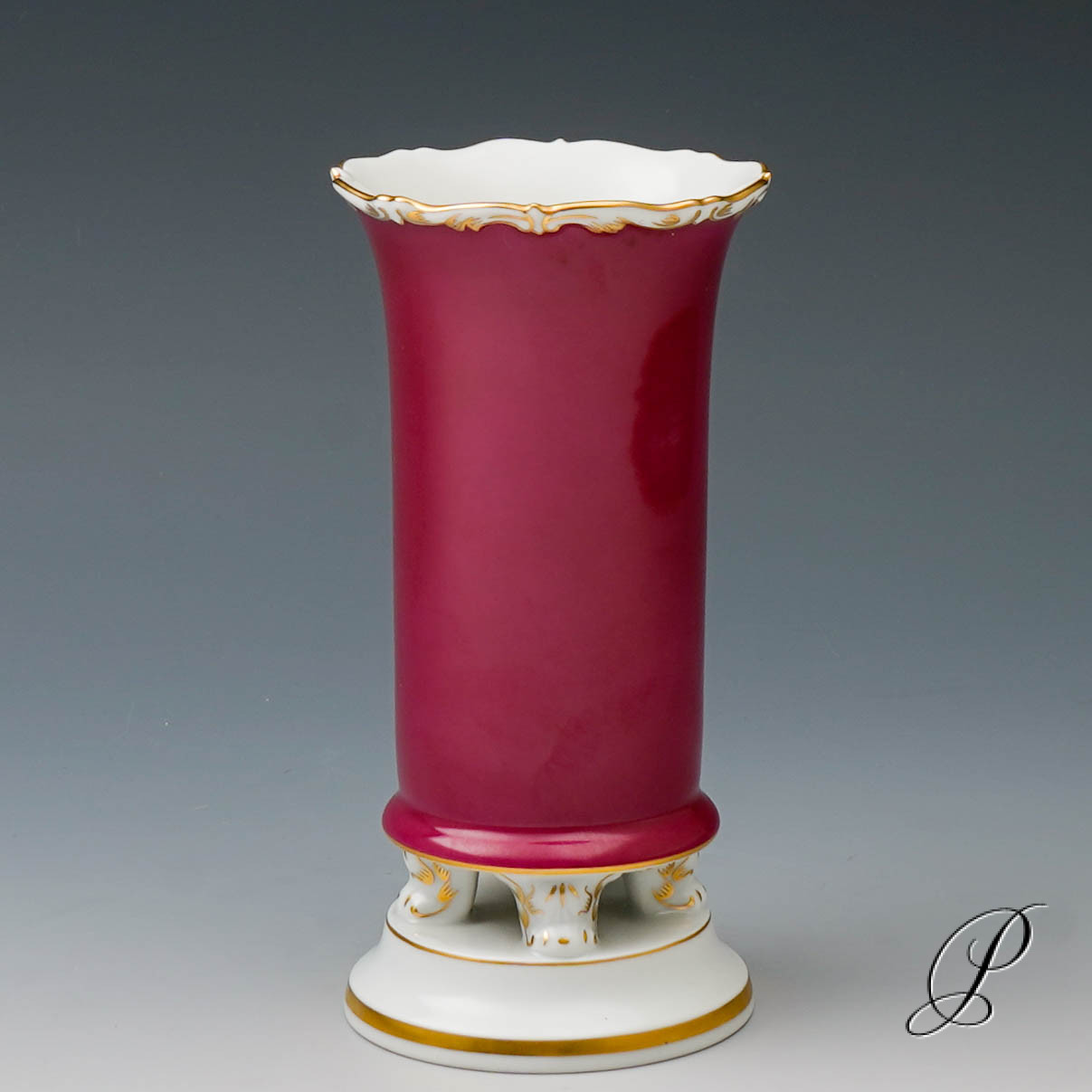 wunderschöne Füßchenvase Meissen – Bild 7