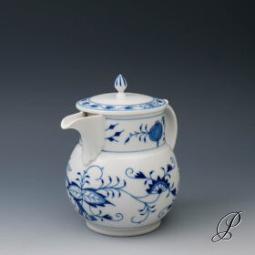 Milchkanne / Kakaokanne Meissen 1.Wahl im Dekor Zwiebelmuster