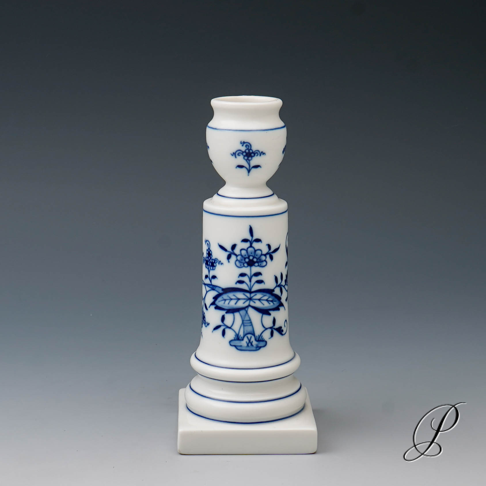 Kerzenständer Meissen im Dekor Zwiebelmuster