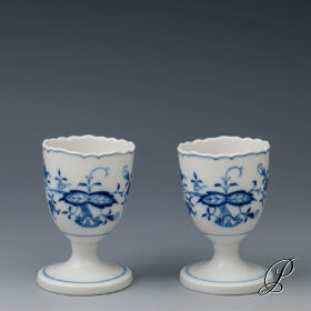 2 Eierbecher Meissen im Dekor Zwiebelmuster