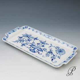 Königskuchenplatte Meissen  im Dekor Zwiebelmuster