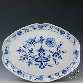 Tablett Meissen 1.Wahl im Dekor Zwiebelmuster