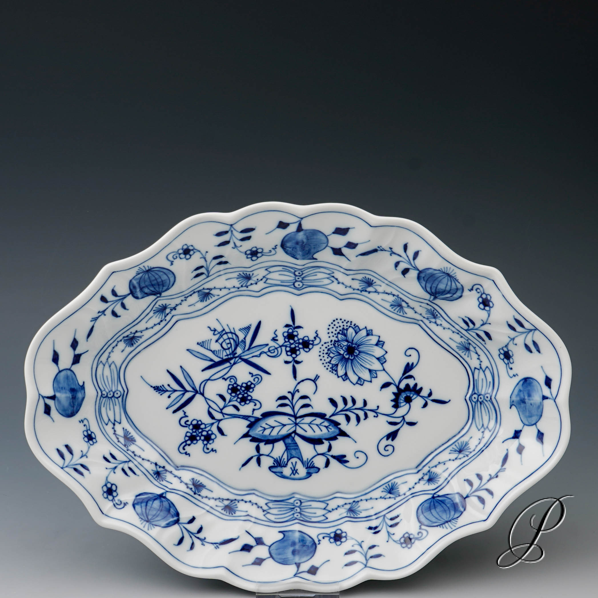 Beilagenschale Meissen im Dekor Zwiebelmuster – Bild 4