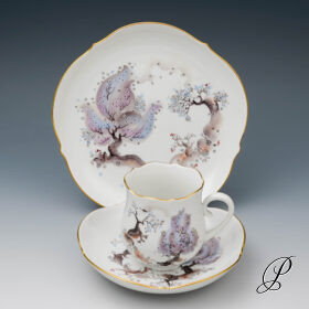 Kaffeegedeck Meissen Dekor Mandelbäumchen von Prof. Heinz Werner