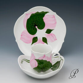 Kaffeegedeck großer Ausschnitt Meissen 1.Wahl signiert Zepner