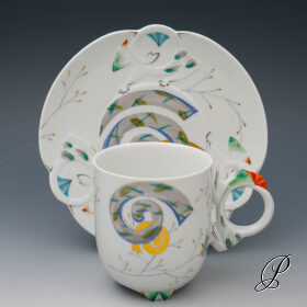 Meissen aus der Edition Zeitzeichen Tasse mit Untertasse "Chimäre" von Sabine Wachs - limitiert