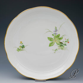 Kuchenschale Meissen 1.Wahl Wiesenblumen nach Findeisen