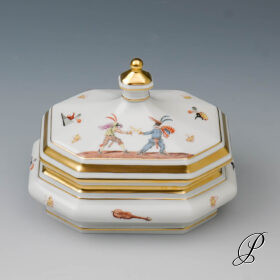 Dose Meissen 1.Wahl Sonderedition - Figurenmalerei nach Jacques Callot