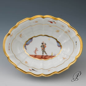 Schale Meissen 1.Wahl Sonderedition - Figurenmalerei nach Jacques Callot