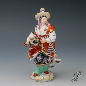 Figur aus Meissner Porzellan 1.Wahl - Malabarin