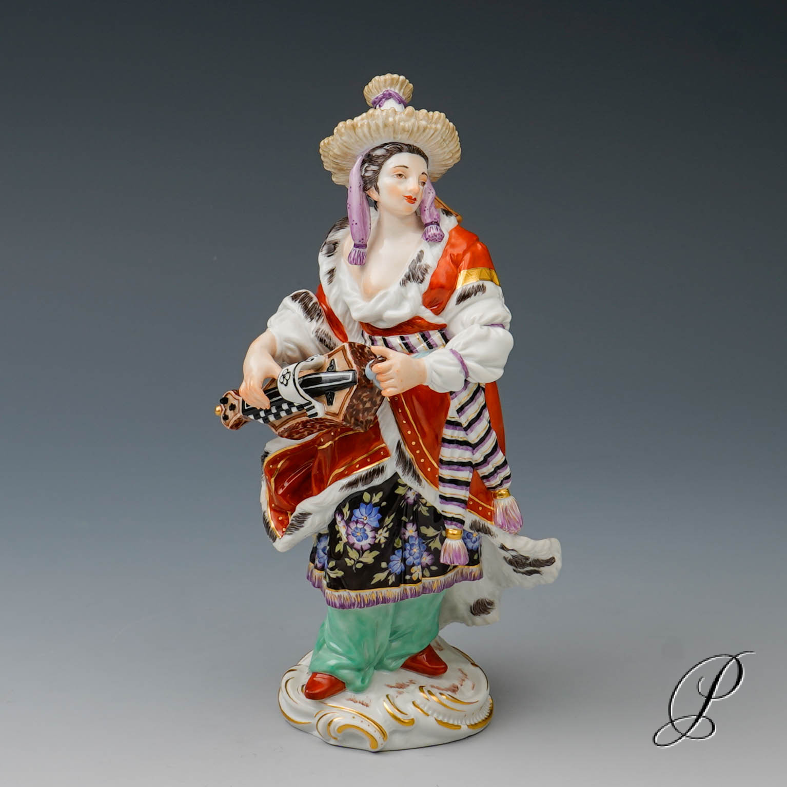 Figur aus Meissner Porzellan 1.Wahl - Malabarin