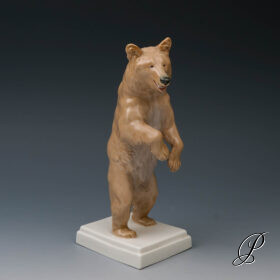 Meissen Figur 1.Wahl Braunbär von Erich Hösel
