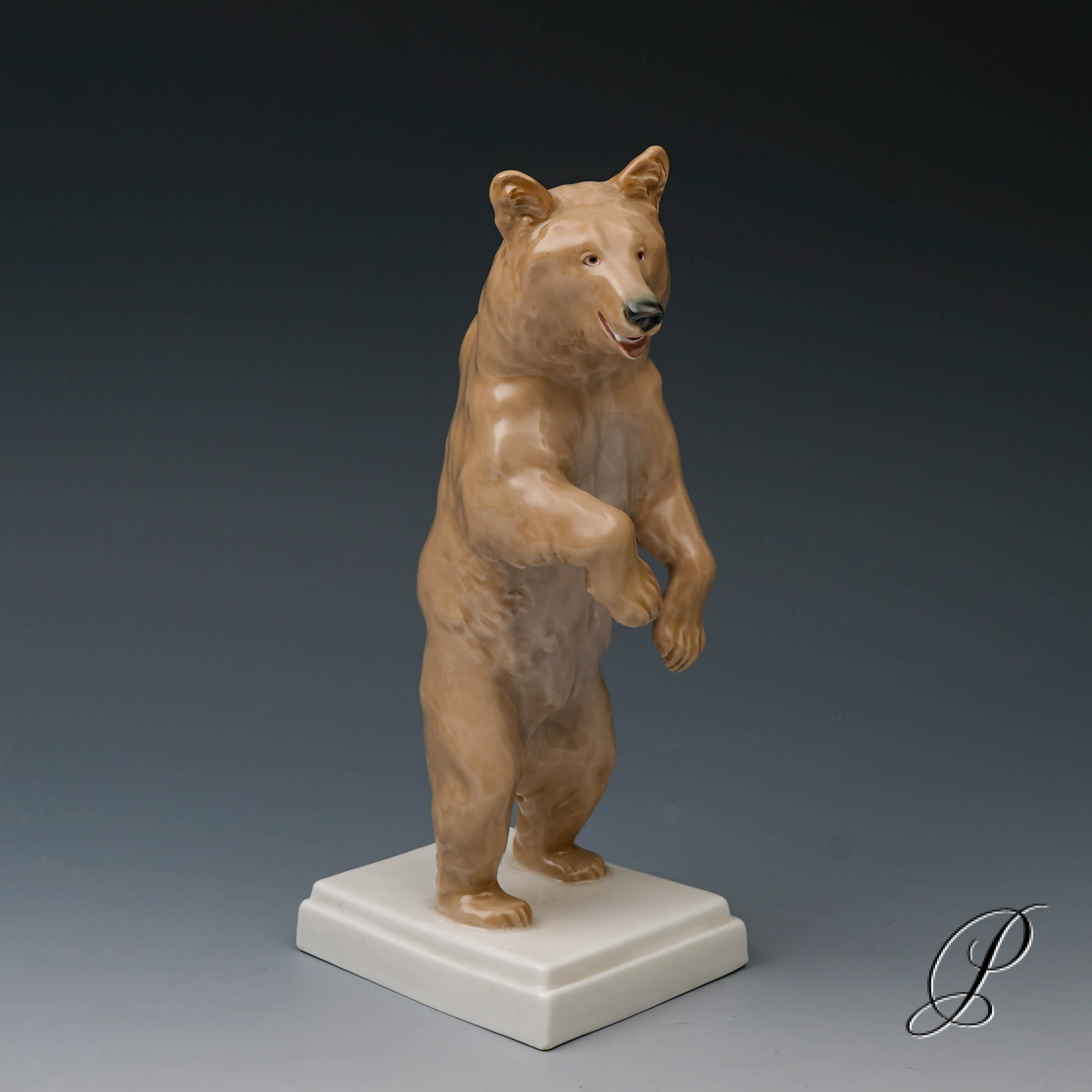 Meissen Figur 1.Wahl Braunbär von Erich Hösel