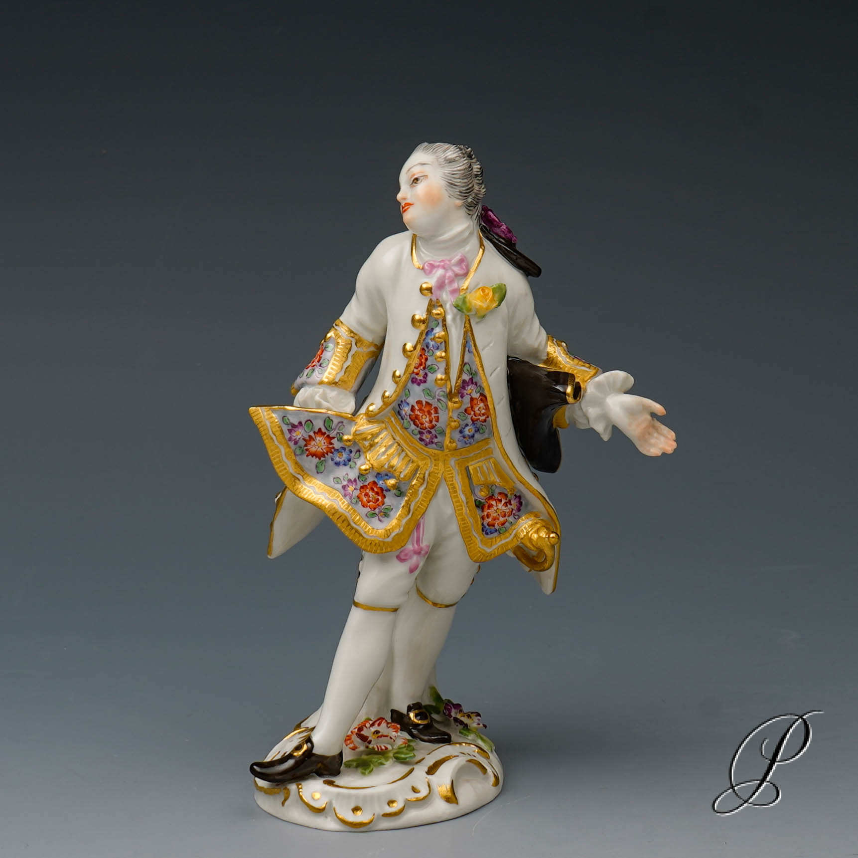 Figur Meissen 1.Wahl / Pariser Ausrufer - Edelmann