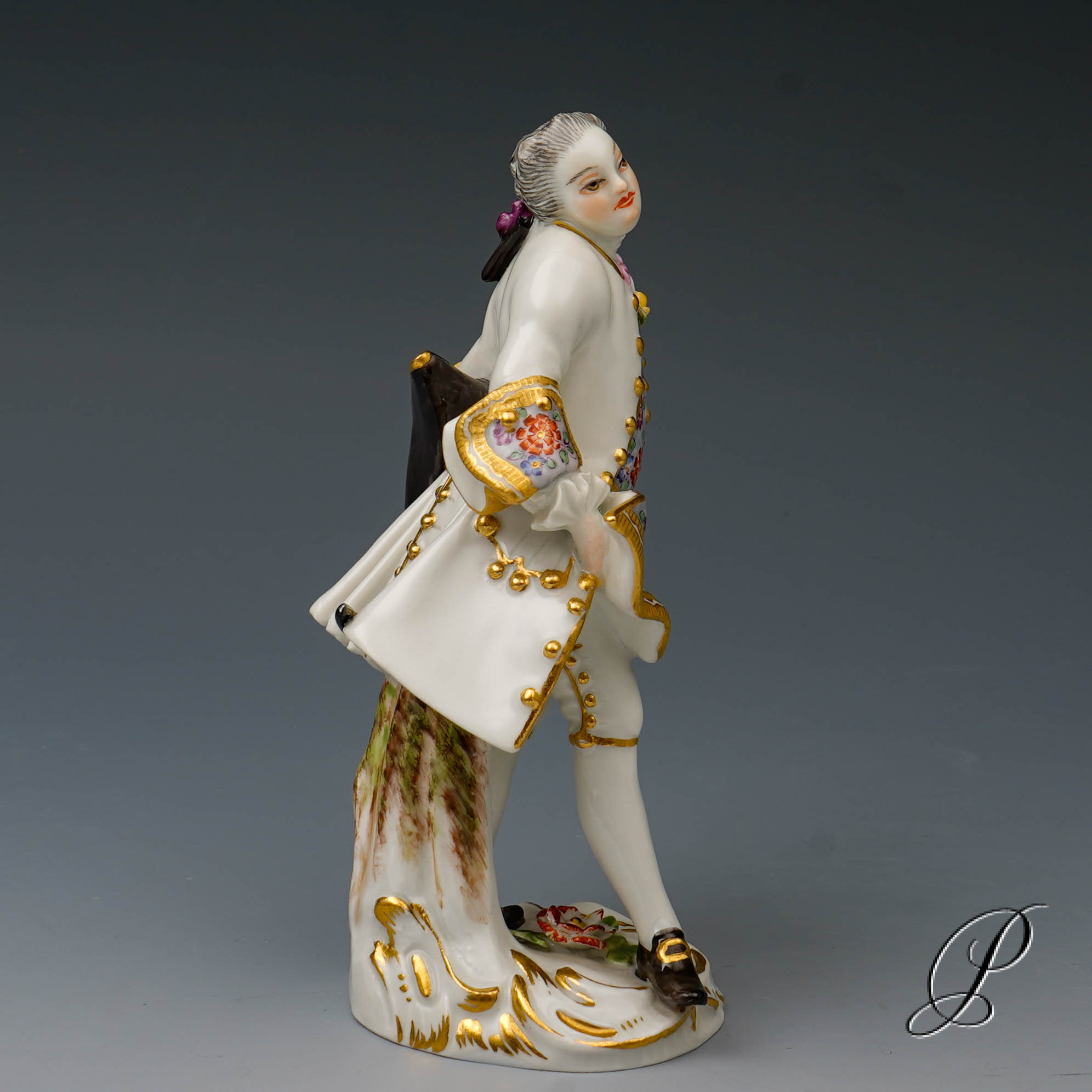 Figur Meissen 1.Wahl / Pariser Ausrufer - Edelmann – Bild 5