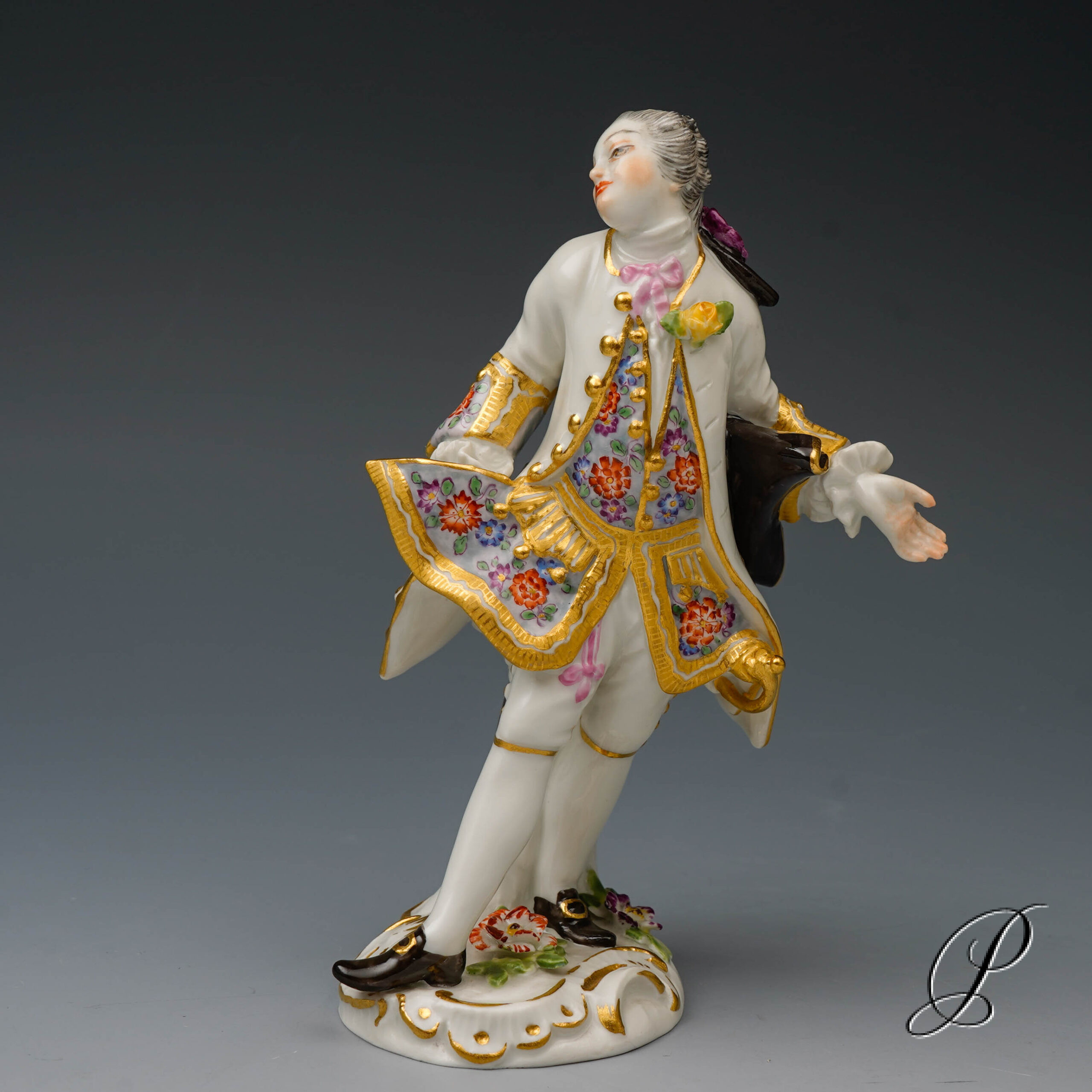 Figur Meissen 1.Wahl / Pariser Ausrufer - Edelmann – Bild 9
