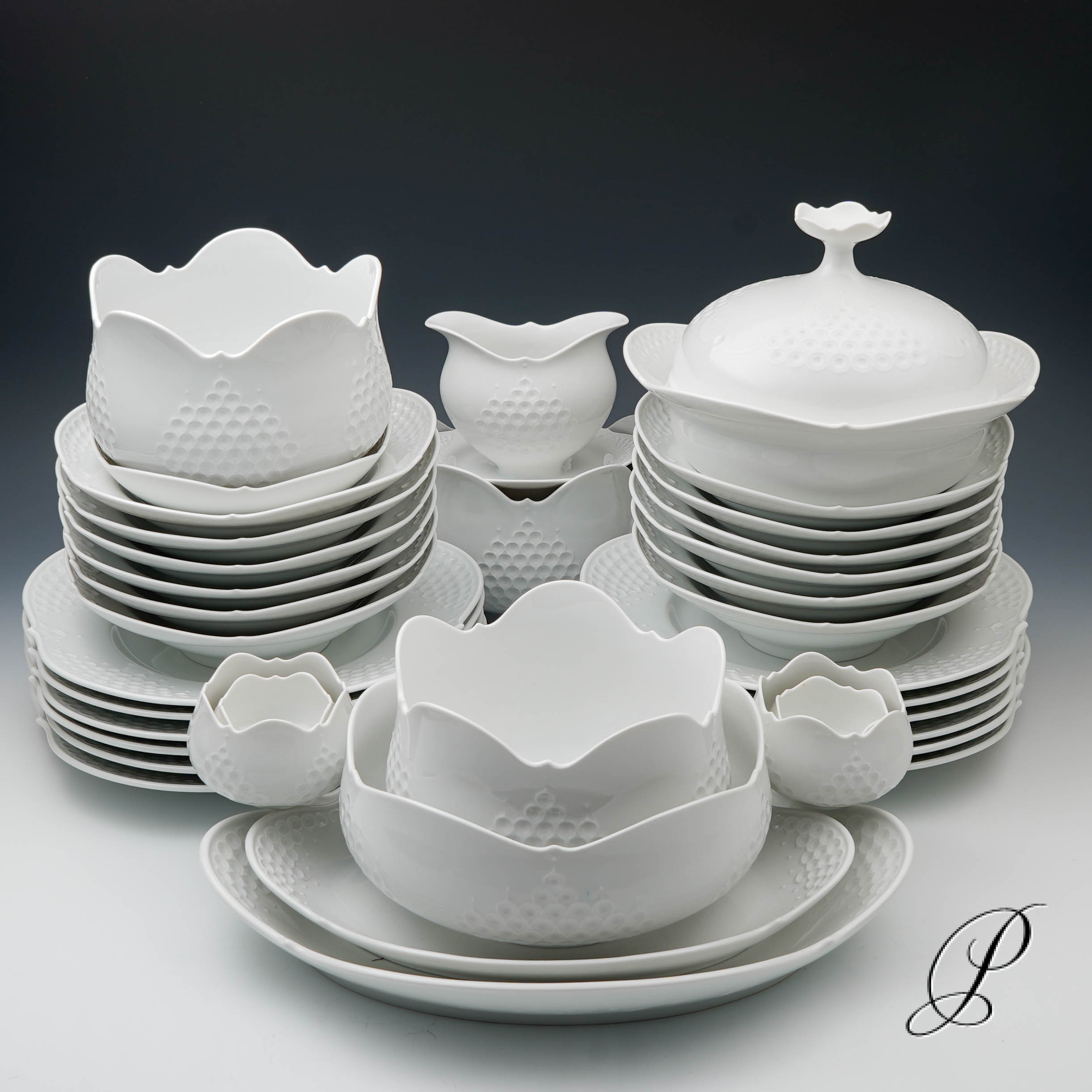 Speiseservice für 12 Personen Meissen Design von Ludwig Zepner – Bild 2