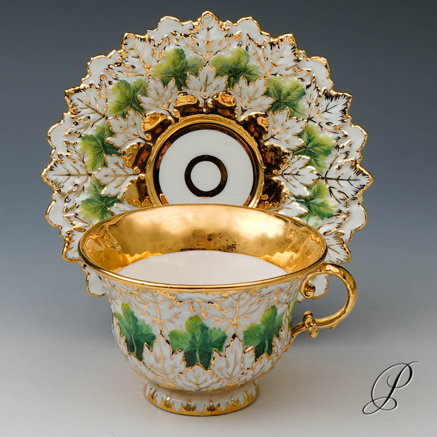 altes Prunkgedeck Meissen um 1840 Jhd.