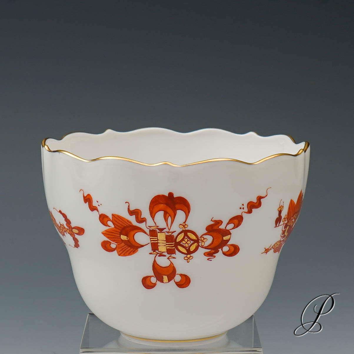 Kaffeegedeck Meissen 1.Wahl reicher Drache rot NP# 937,- EUR – Bild 10