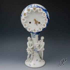 Traumhafte Uhr Meissen von Peter Strang mit Signatur