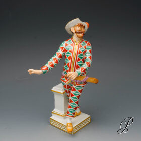 Meissen Figur 1.Wahl Harlekin Italienischen Komödie