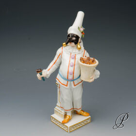 Figur Meissen Pulcinella aus der Italienische Komödie