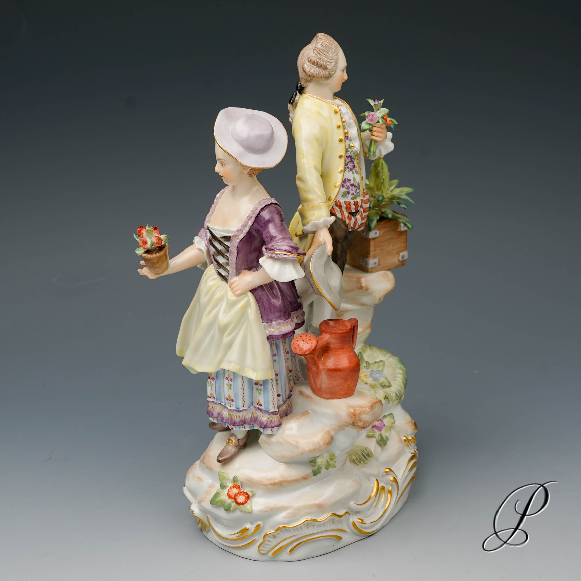 Figurengruppe Meissen 1.Wahl / Gärtnerpaar NP# 6195,- EUR – Bild 5