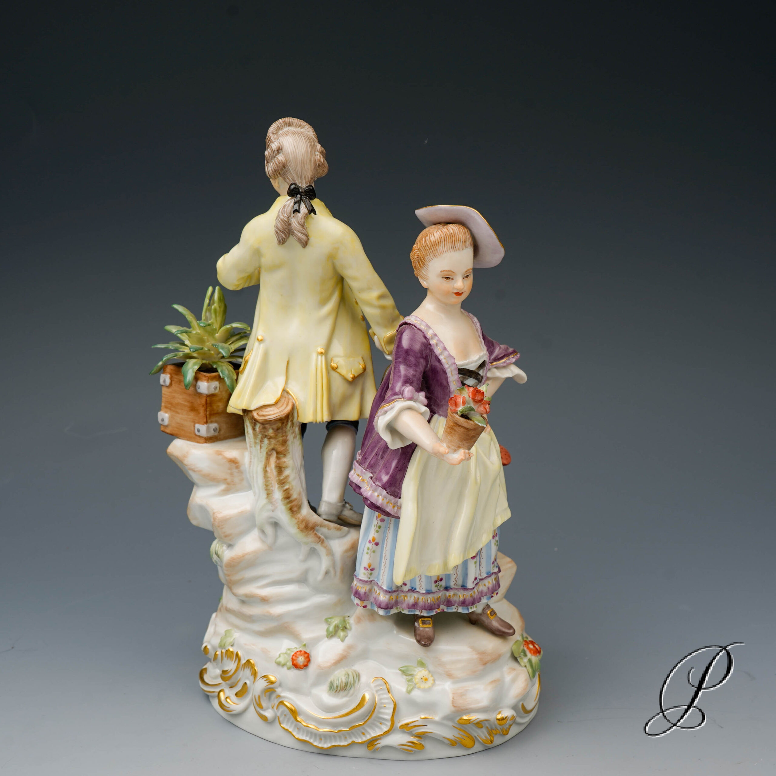 Figurengruppe Meissen 1.Wahl / Gärtnerpaar NP# 6195,- EUR – Bild 7