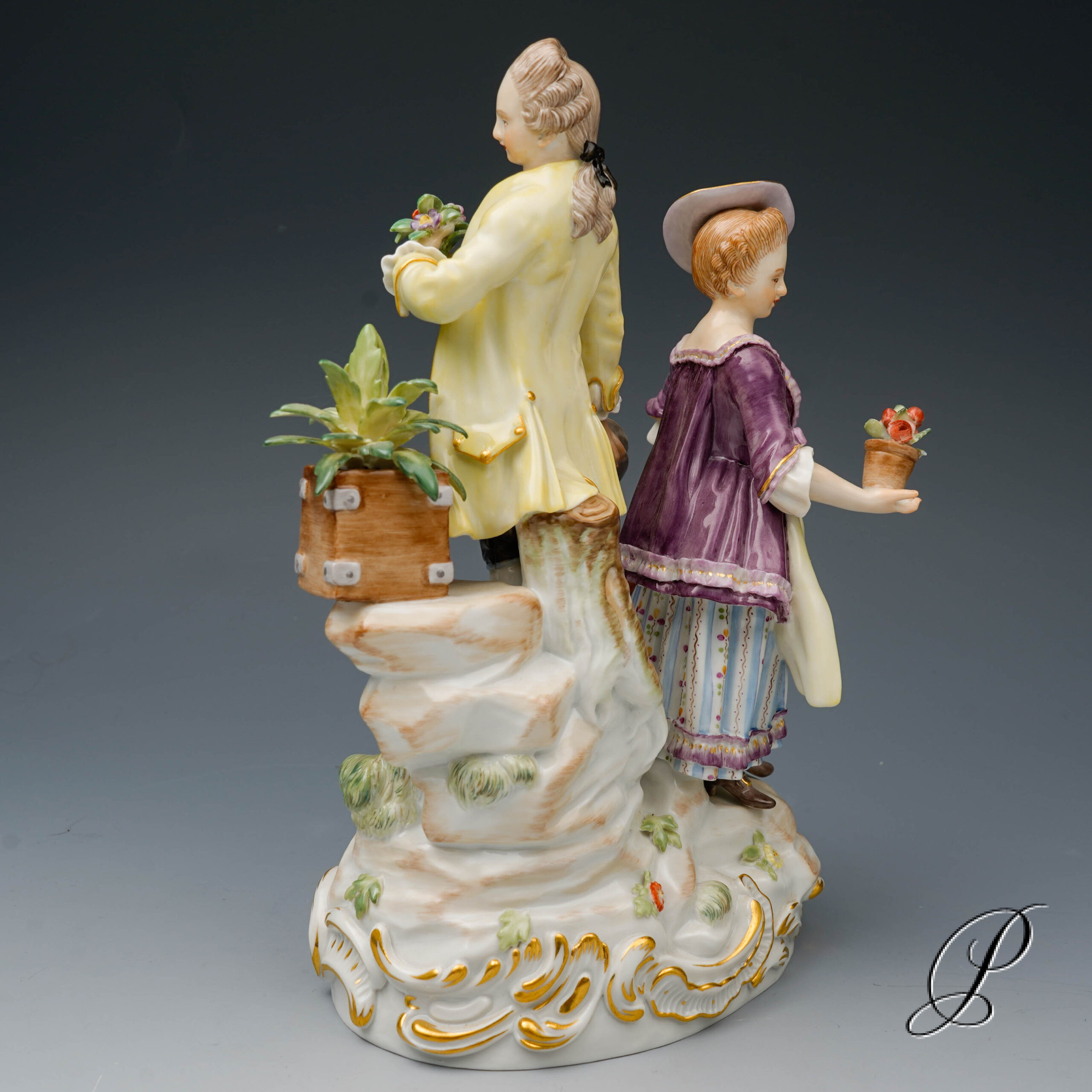 Figurengruppe Meissen 1.Wahl / Gärtnerpaar NP# 6195,- EUR – Bild 8