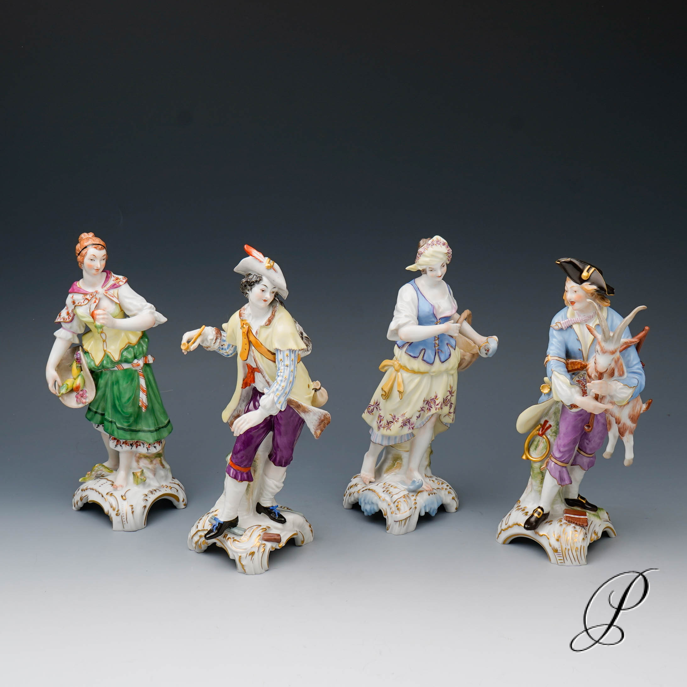 4 Figuren KPM Berlin - die vier Elemente