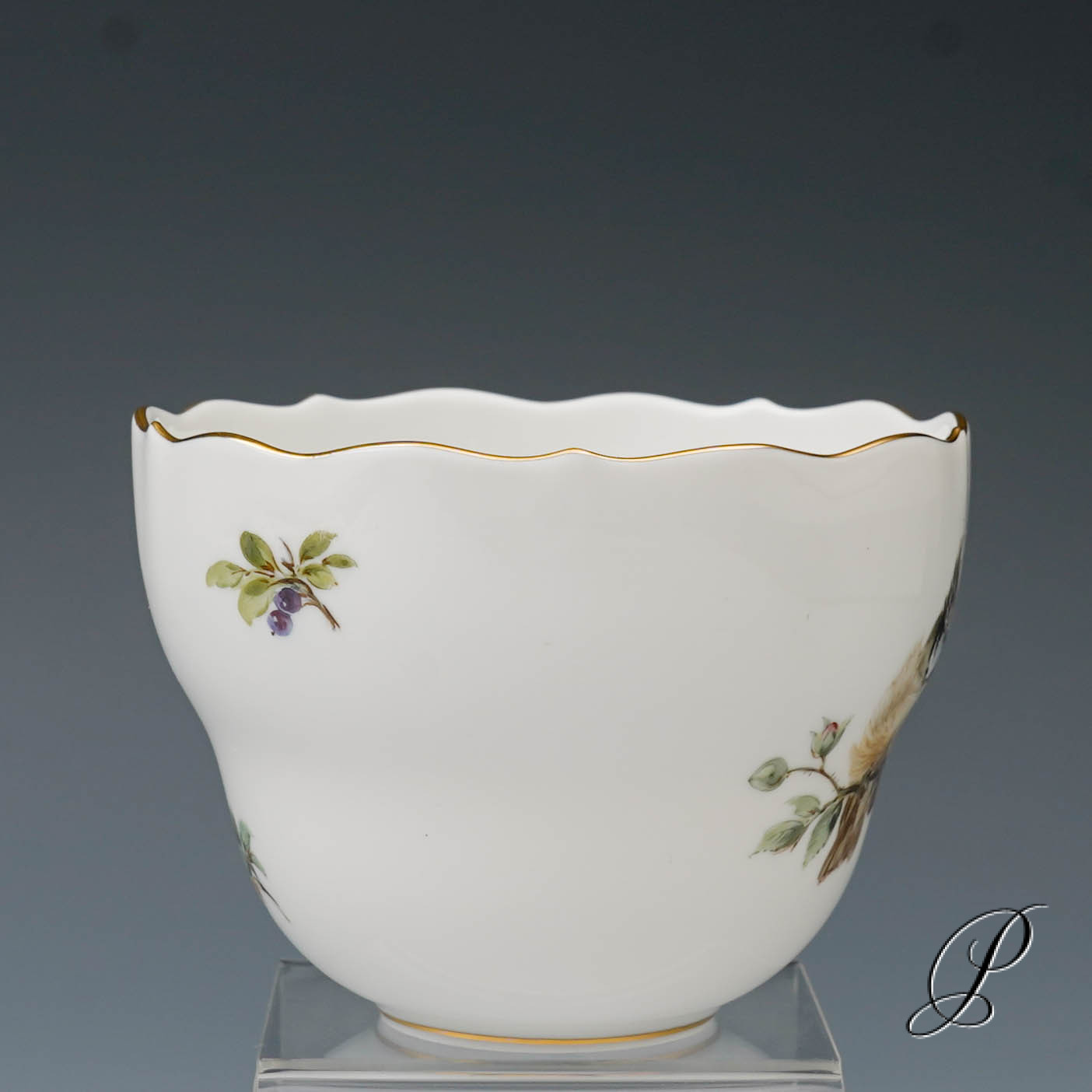 Traumhaftes Kaffeegedeck Meissen 1.Wahl mit Vogelmalerei NP# 1670,- EUR – Bild 12