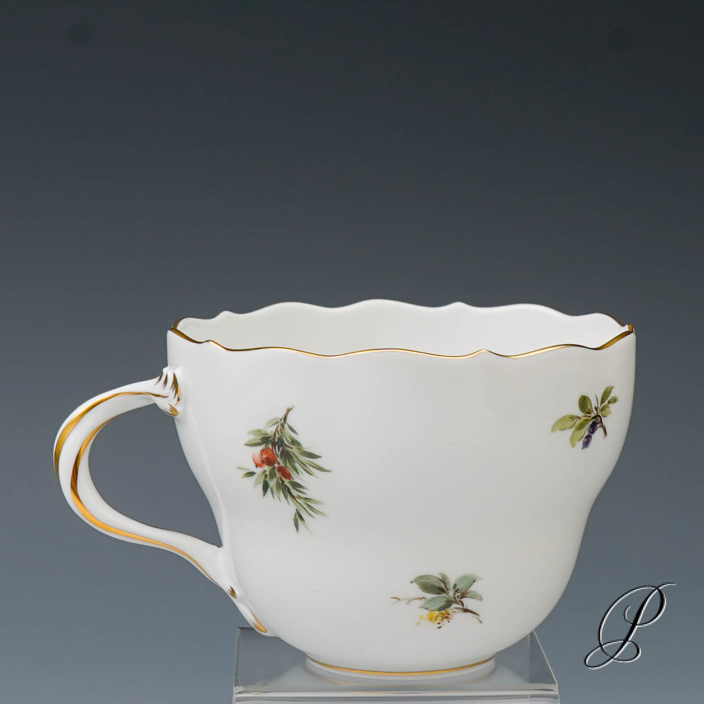 Traumhaftes Kaffeegedeck Meissen 1.Wahl mit Vogelmalerei NP# 1670,- EUR – Bild 13