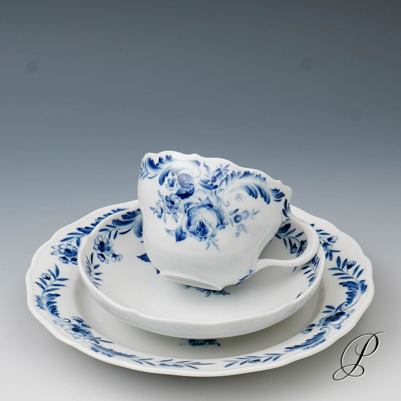 Kaffeegedeck Meissen 1.Wahl - traumhaftes Dekor - – Bild 3