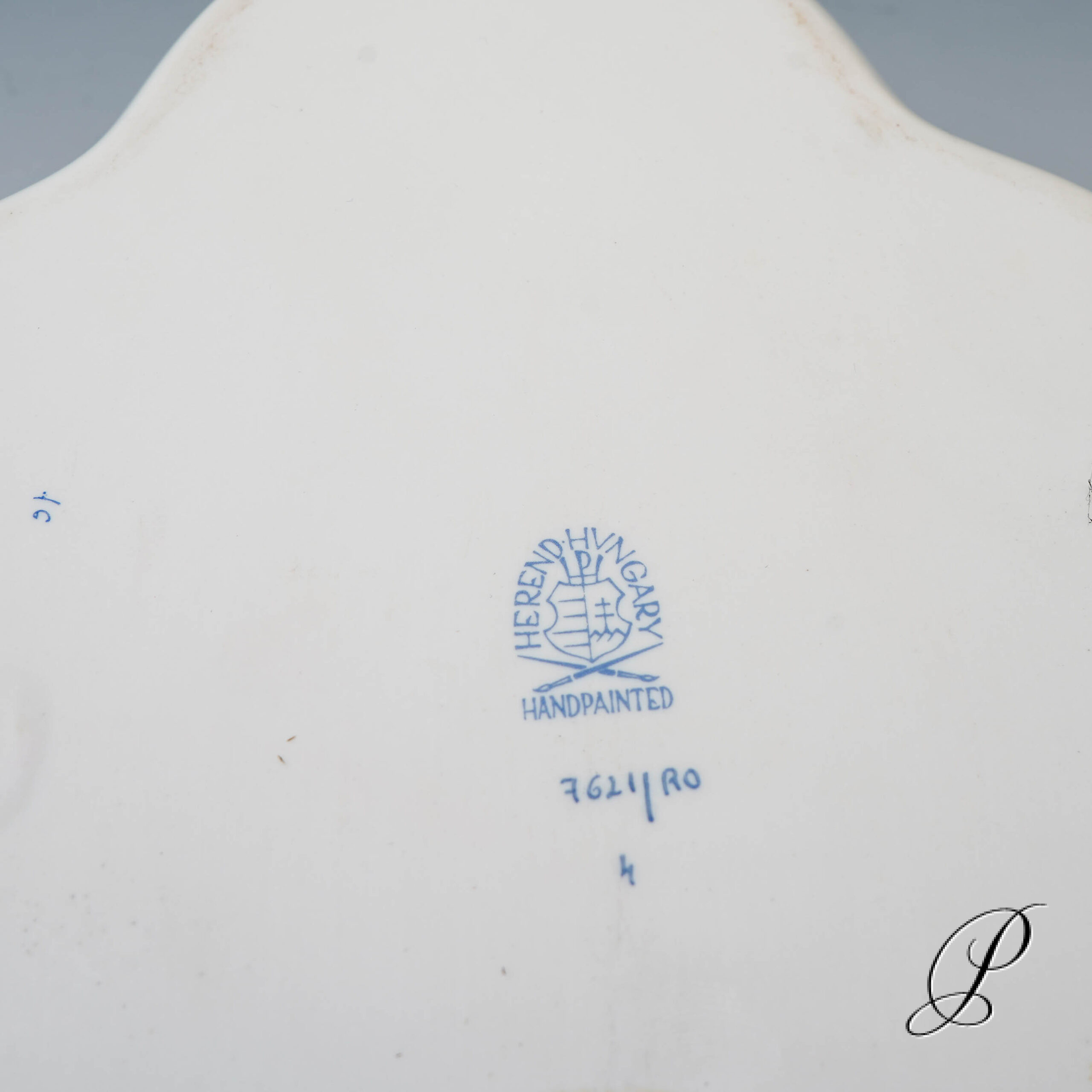 Tablett der Manufaktur Herend im Dekor Rothschild – Bild 6