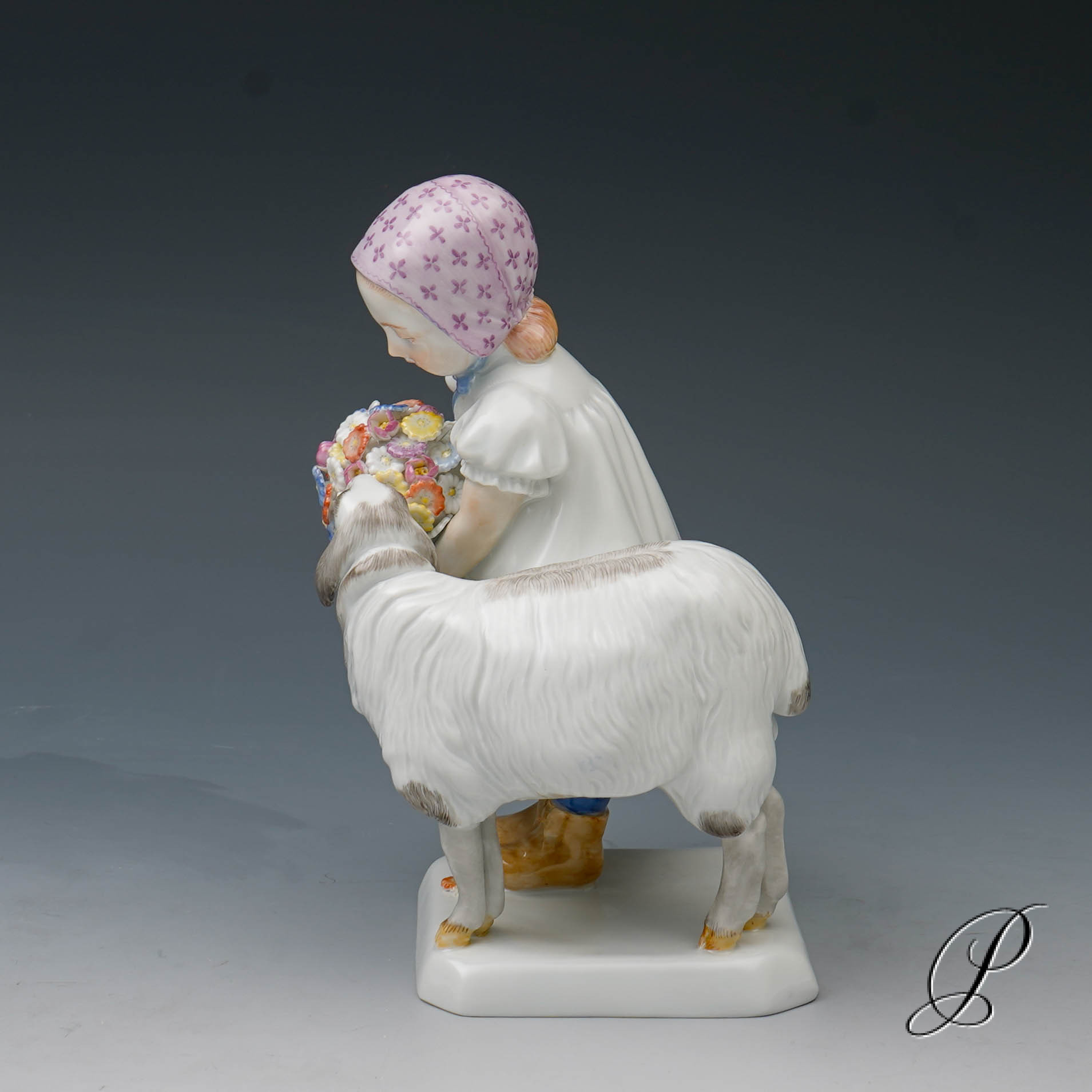 Mädchen mit Schaf Meissen von Max Bochmann – Bild 6