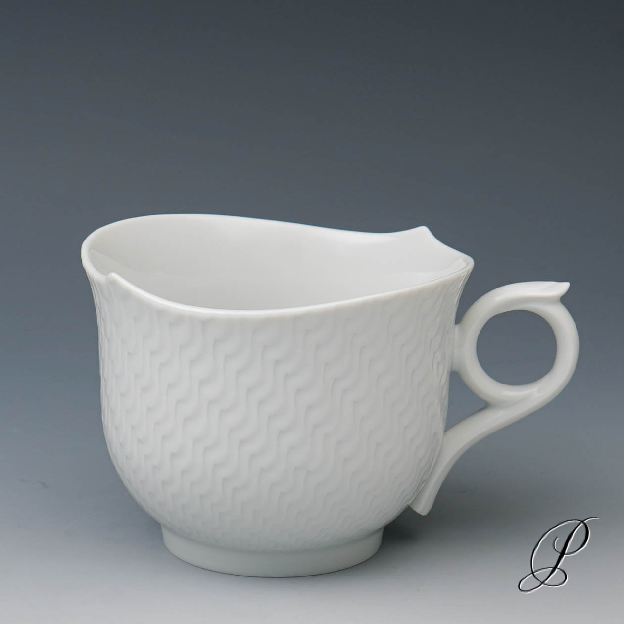 Cappuccinotasse Meissen 1.Wahl Form Wellenspiel