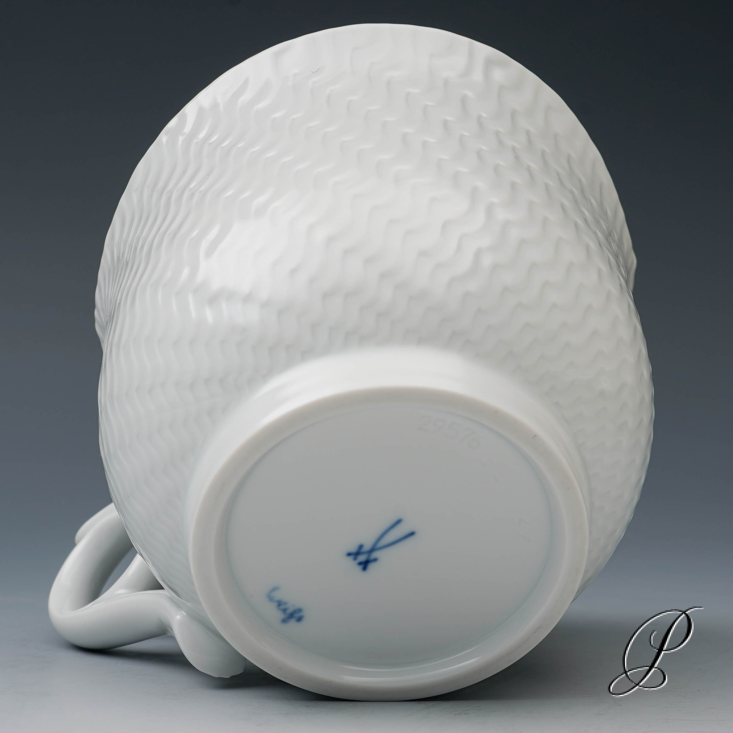 Cappuccinotasse Meissen 1.Wahl Form Wellenspiel – Bild 6