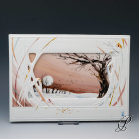 Wandbild Meissen "Winterlandschaft" von Sabine Wachs