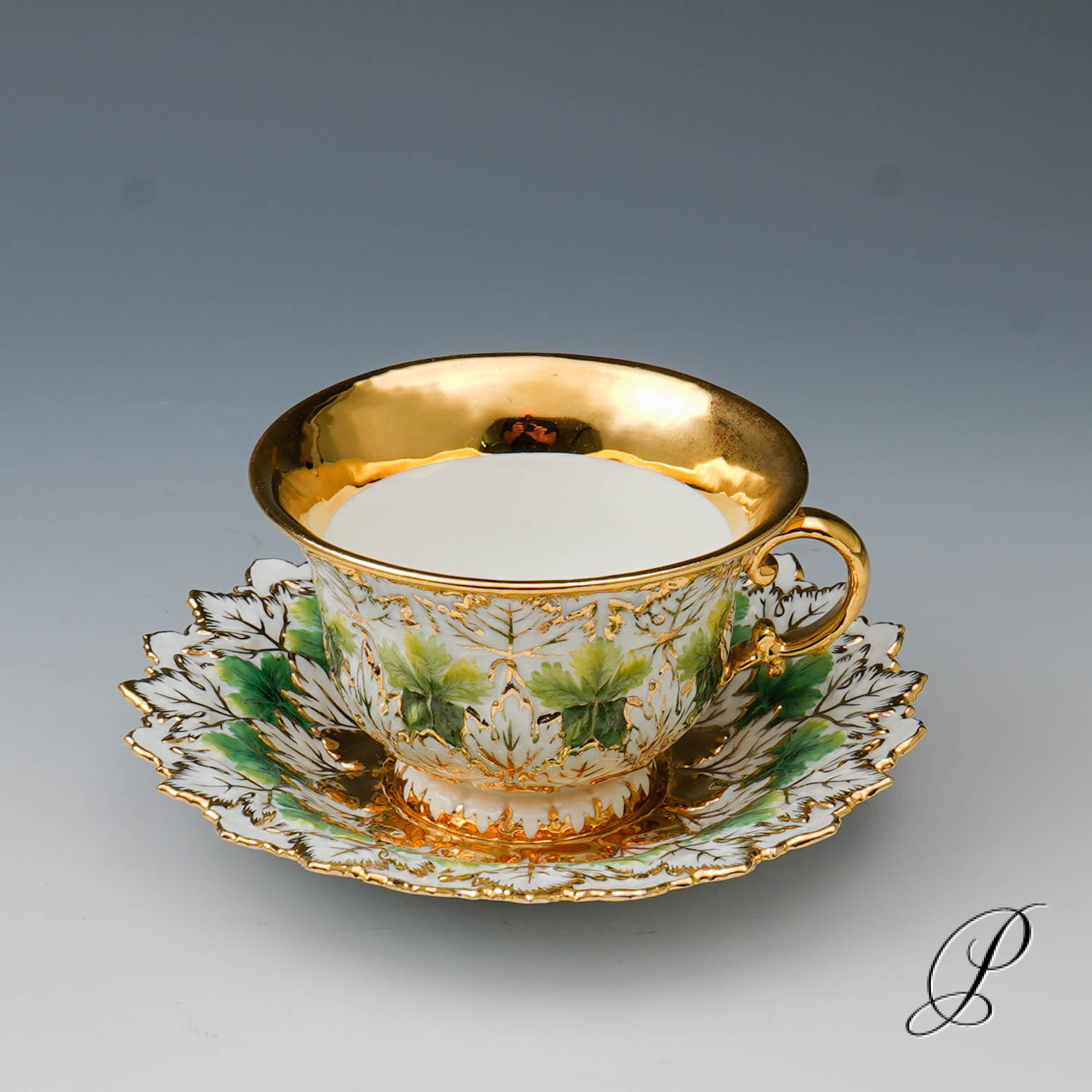 Prunkgedeck Meissen Knaufzeit um 1900 Jhd. – Bild 2