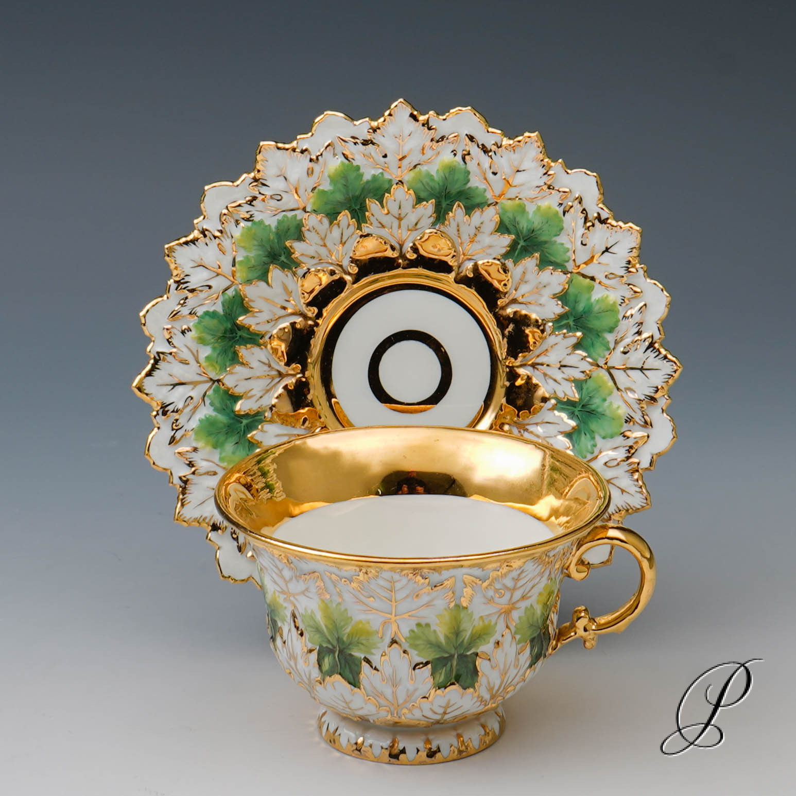 Prunkgedeck Meissen Knaufzeit um 1900 Jhd.