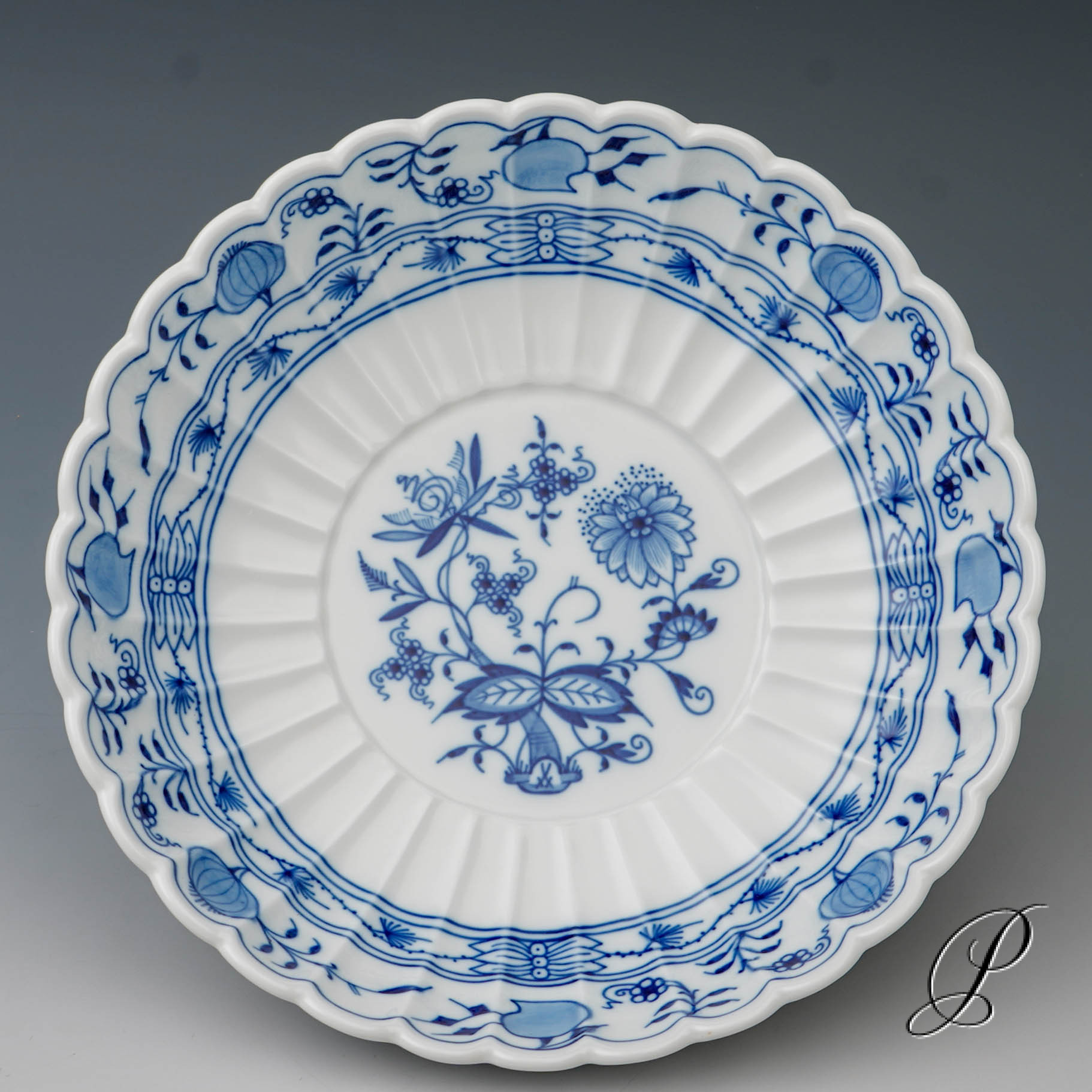 Beilagenschale Meissen im Dekor Zwiebelmuster