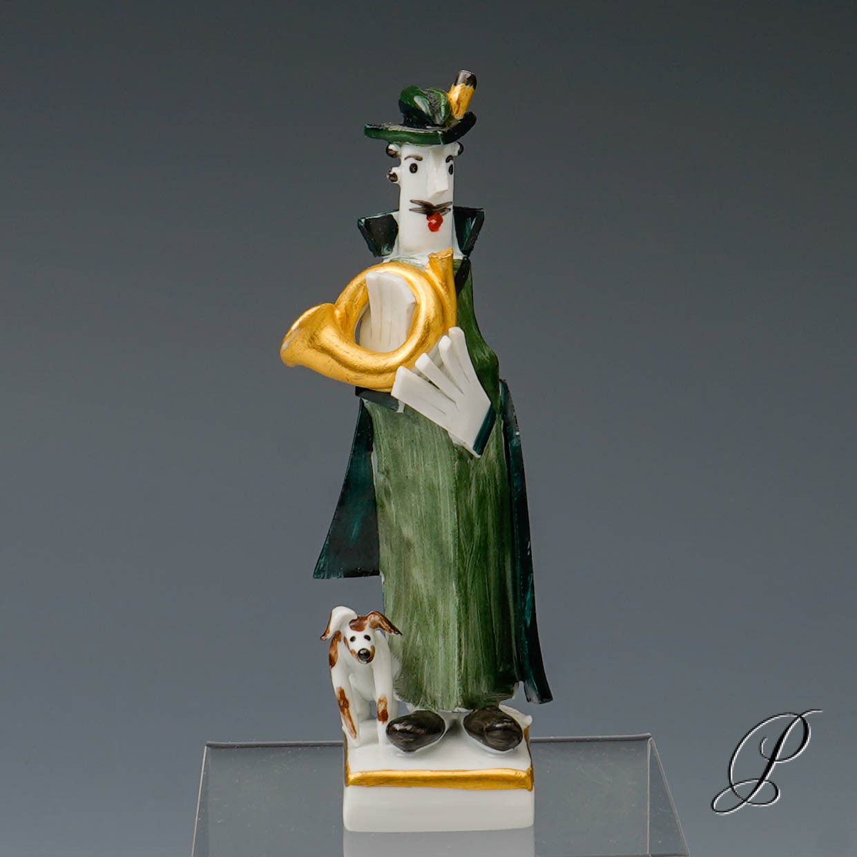 Meissen Figur 1.Wahl "Parforcejäger mit Hundemeute" von Peter Strang – Bild 10
