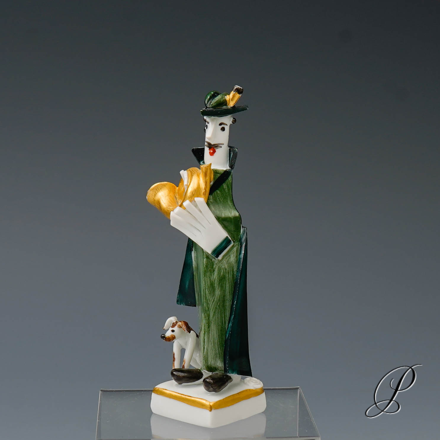 Meissen Figur 1.Wahl "Parforcejäger mit Hundemeute" von Peter Strang – Bild 11