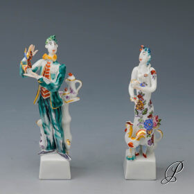 Meissen Figuren 1.Wahl "Sammler und Sammlerin" von Peter Strang