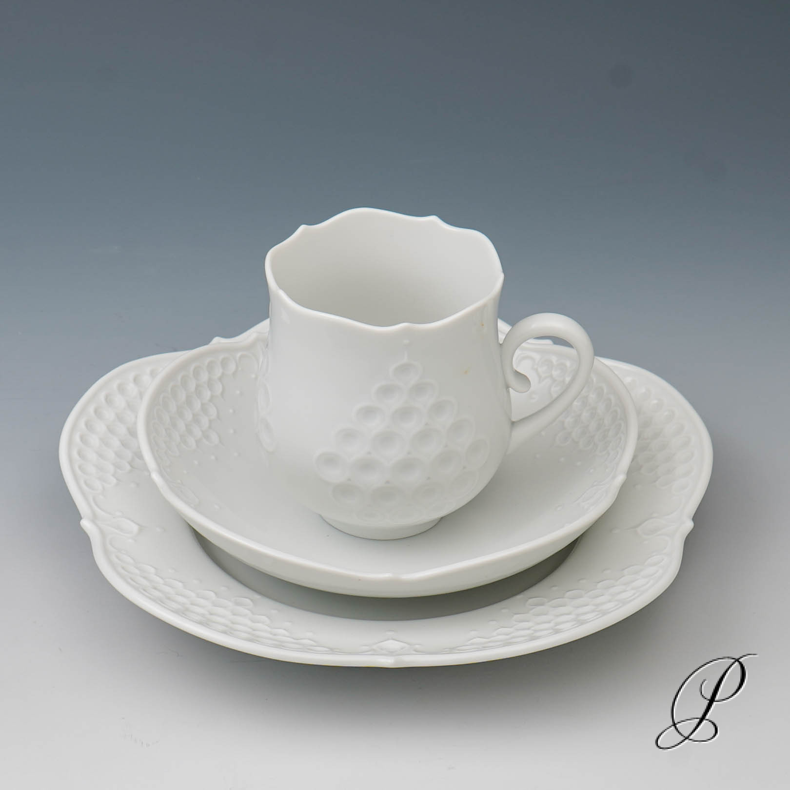 Meissen Kaffeegedeck 1.Wahl Design von Ludwig Zepner – Bild 2